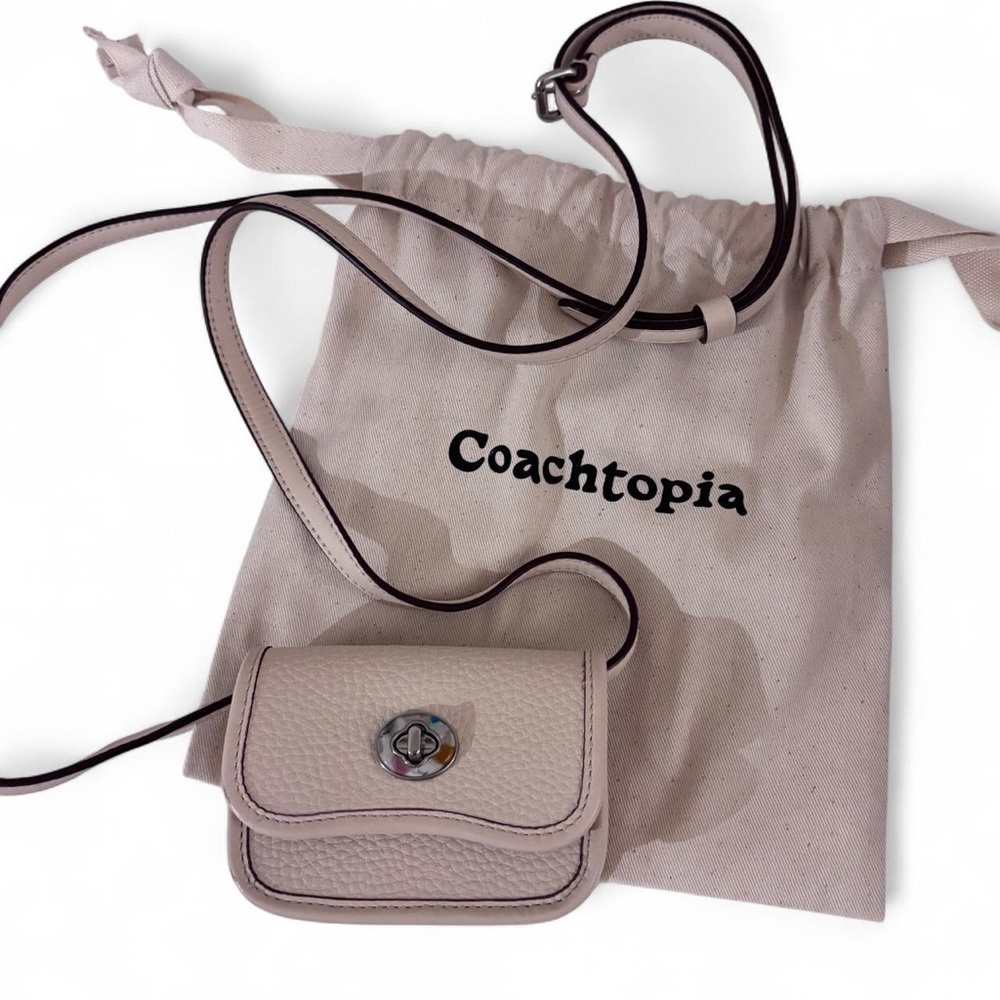 coach coachtopia mini crossbody leather bag